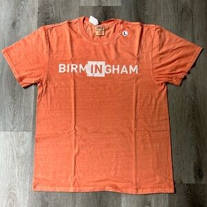 Port and Company Orange Birmingham AL Tee Size L NWT